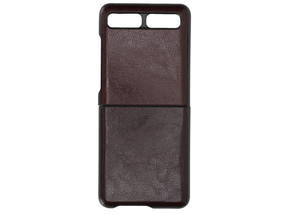 Capa de Couro Genuíno LAXISCREED para Samsung Z Flip