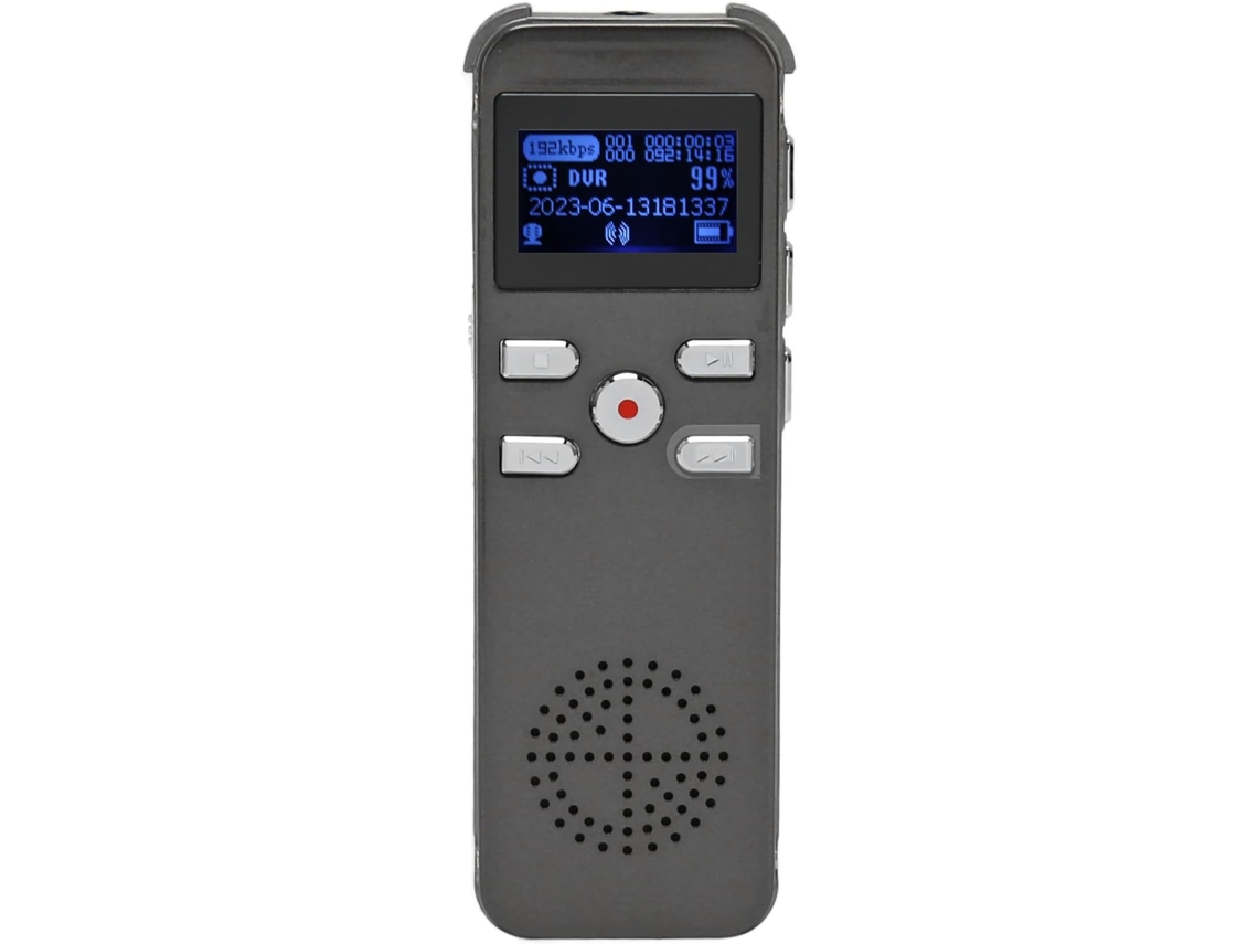 Gravador De Voz Digital, Gravação De Som Em 360 Graus, Microfone Com Redução De Ruído, Tempo De Grav Gokoco