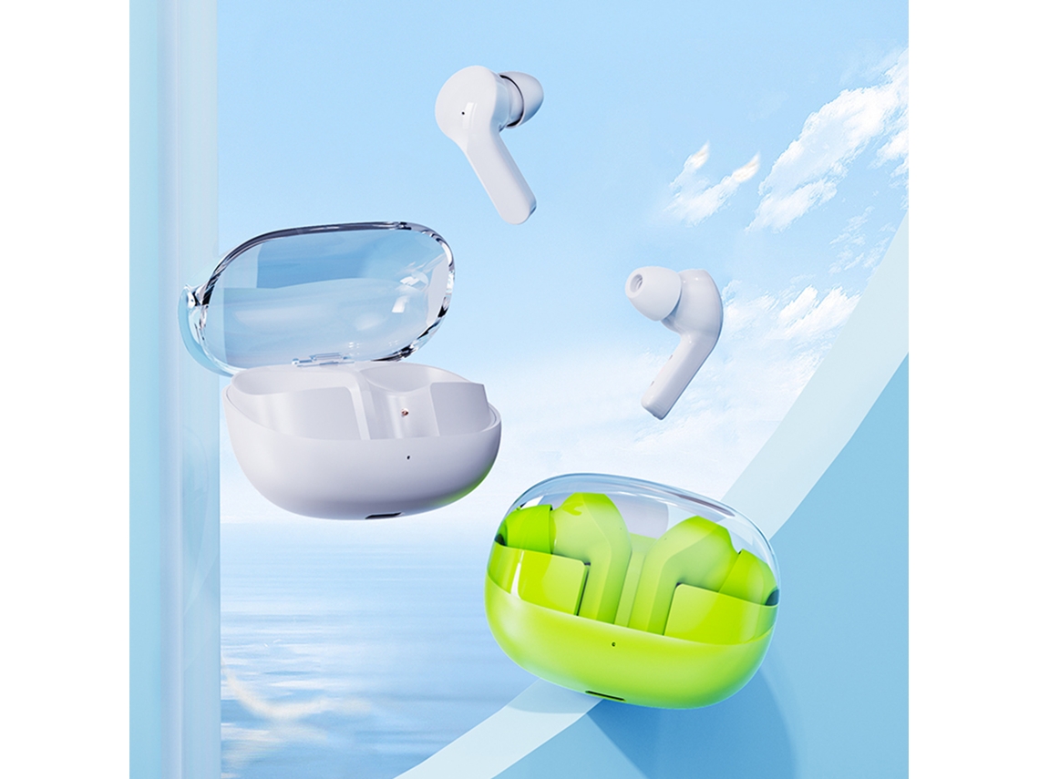 Fones De Ouvido Sem Fio Bt 5.3 Mini Inteligente Meio Intra-auricular Esportivo Headset Earbuds