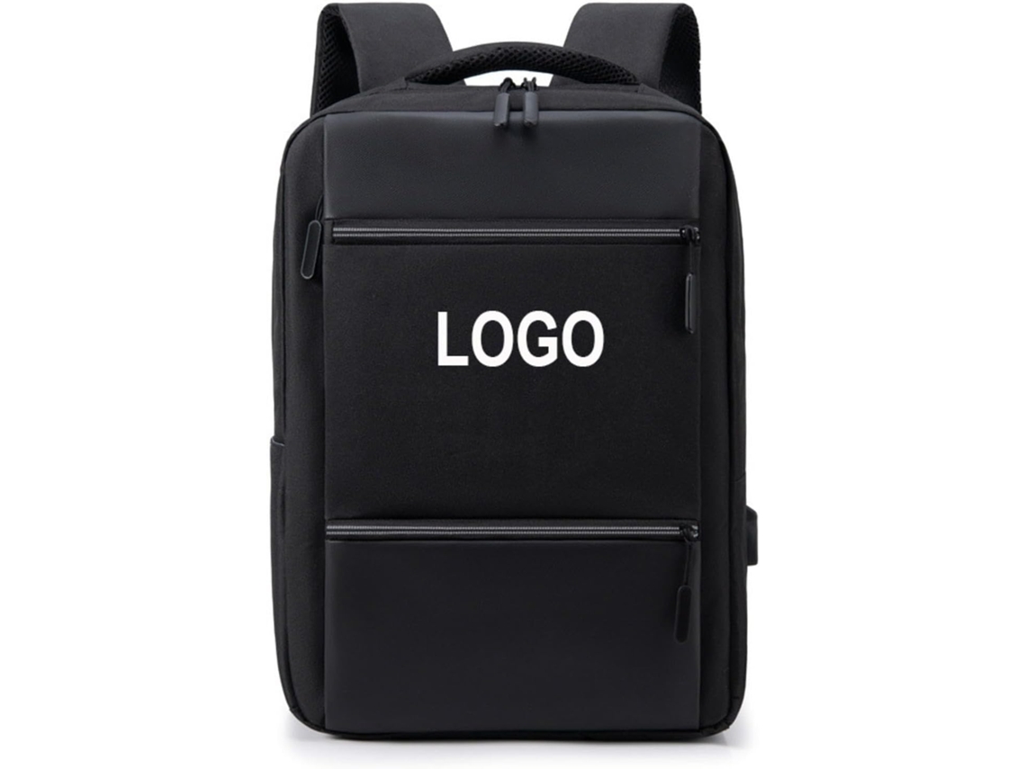 Mochila Masculina Para Laptop Com Logotipo Personalizado, Grande Capacidade, Ideal Trabalho, Viagens