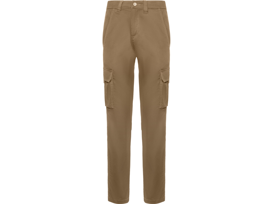 Calças Largas de Serviços ROLY (38 - Camel)