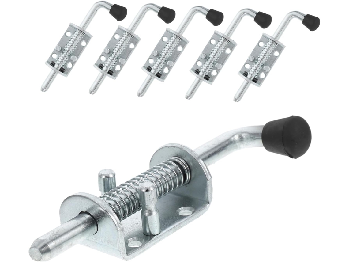 Conjunto De 6 Pinos Trava Aço Inoxidável Reforçados Com Mola, Da Homoyoyo, Para Portões, Reboques E Armários