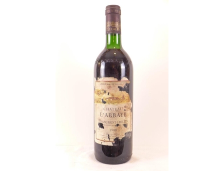 Vinho Tinto CHÂTEAU L'ABBAYE 1988 (75 cl - 1 unidade)