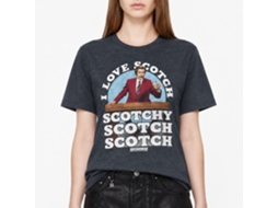 Rockinstone Anchorman Movie I Love Scotch Heather Navy Adult T-shirt Size:xxl