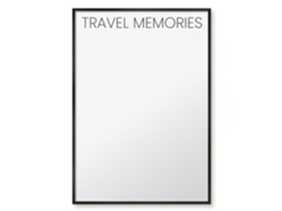 Magnetic Board Travel Memories For The Living Room Espelharte (70x100 Cm)