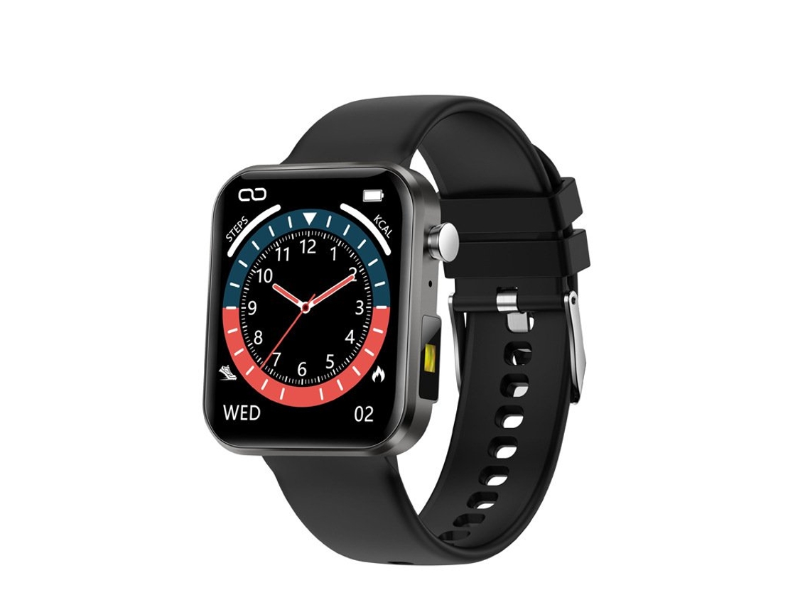 Smartwatch N98 Pressão Arterial Monitoramento Do Sono Siri Chamada de Voz Desportos Música Black Strap 2