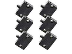 Conjunto De 6 Interruptores Led Para Portas Armários, Interruptores Elétricos Normalmente Fechados Para Iluminação De Armários E Despensas