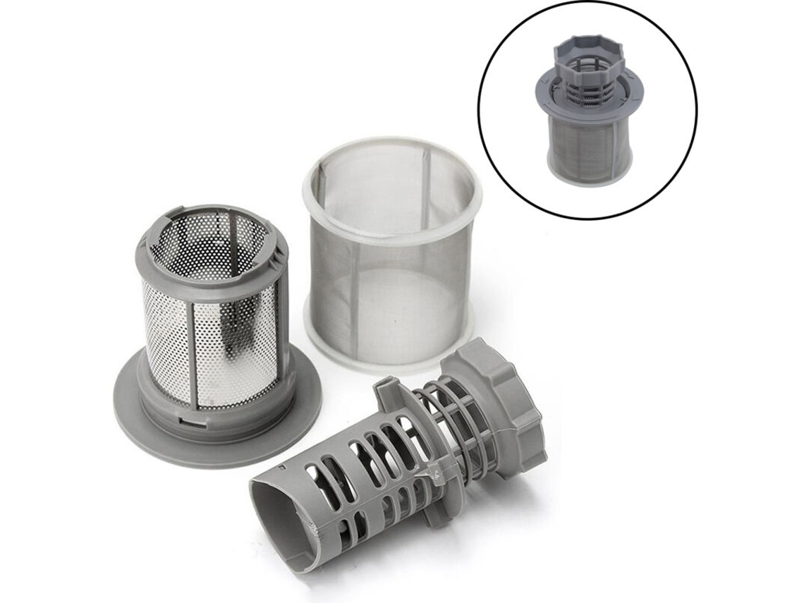 Microfiltro de 3 unidades para Lava louças, compatível com Bosch, Siemens AQUAFORGE