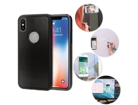 Capa Gravidade Nica Ultra Fina Selfie Proteção Fino Para Delightable24 Anti-choque Preto