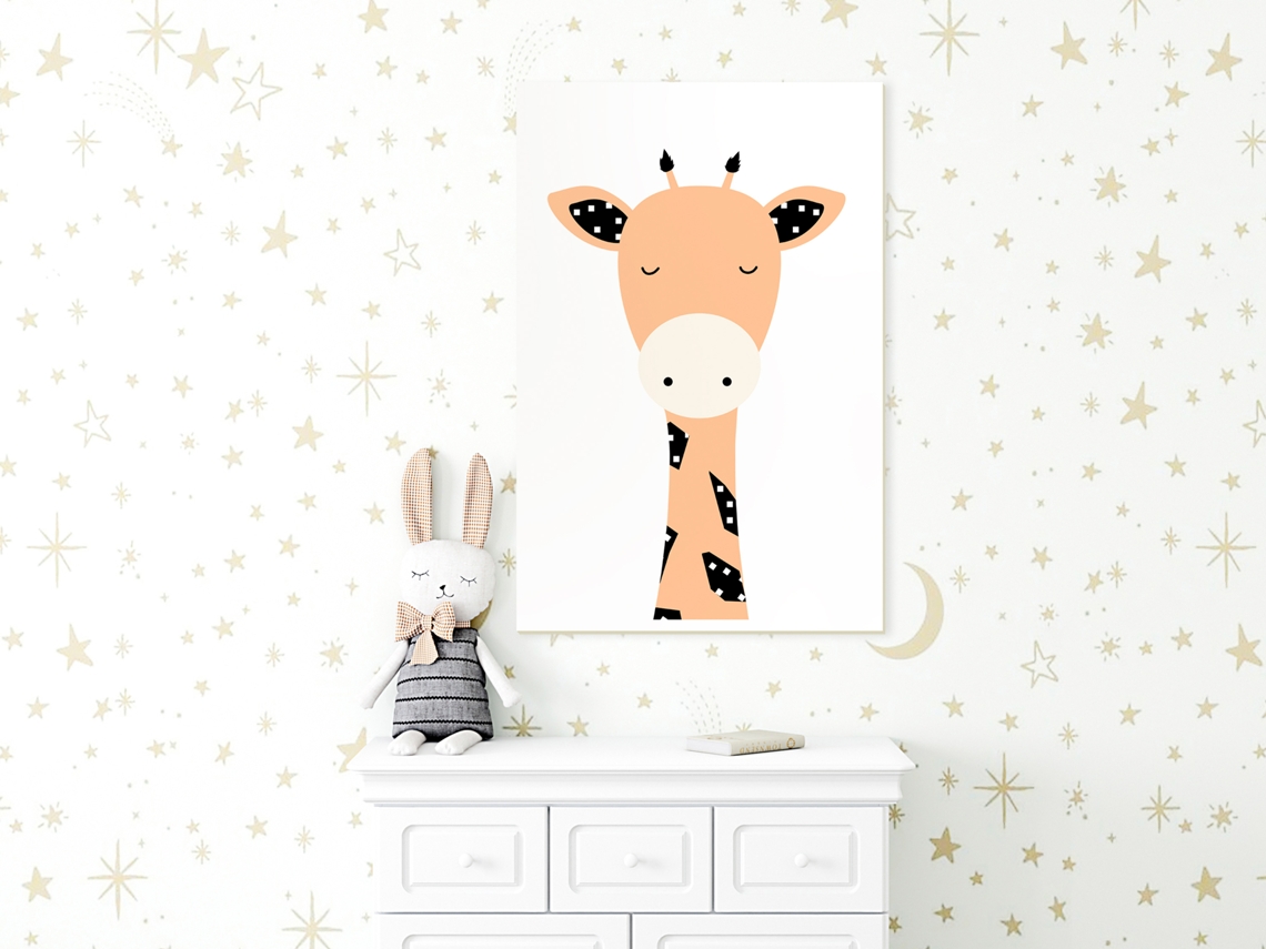 Quadro ARTGEIST Funny Giraffe (1 Part) Vertical (20x30)