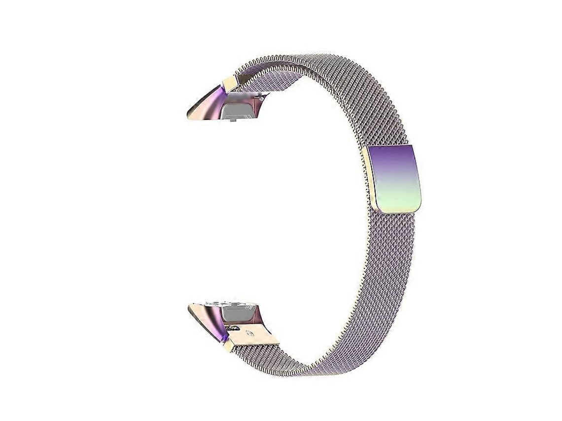 Pulseira Milanese Para Samsung Galaxy Fit Sm-r370 (rosa)