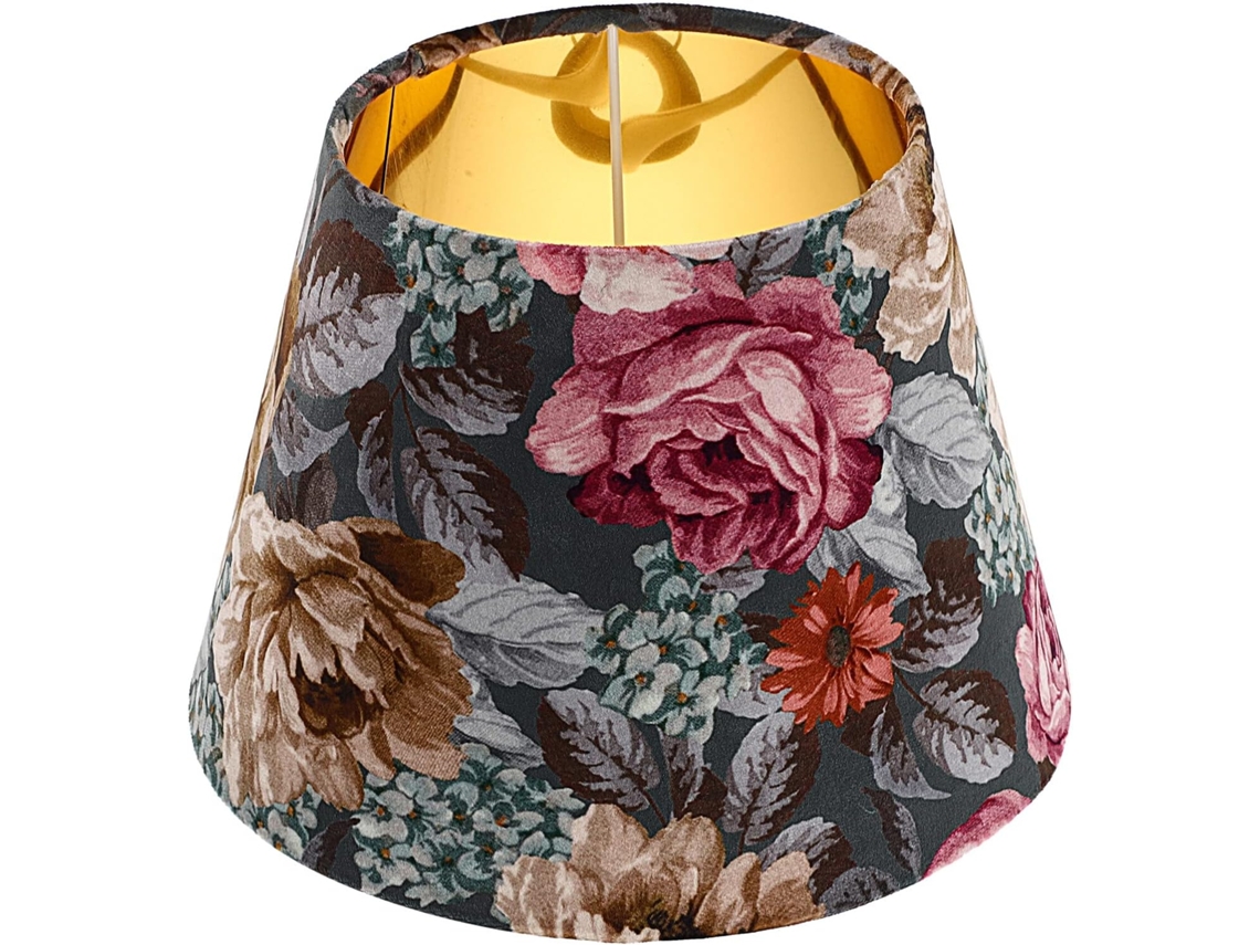 Abajur Com Estampa Floral, Acessório Decorativo Para Luminária De Mesa De Estilo Elegante.