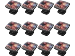 Puxadores Quadrados Para Gavetas De Cômoda, Puxadores Para Armários De Cozinha, 12 Peças, Bandeira Americana, Fogos De