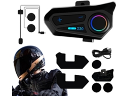 Casque Écouteurs Moto Sistema De Comunicação À Carga Type-c