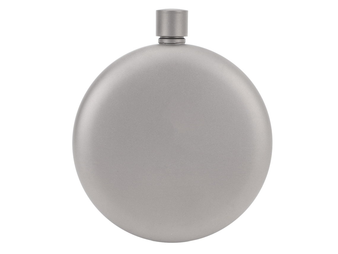 Cantil de titânio de 170ml, estilo moderno, à prova de vazamentos, ideal para camping, uísque e vinho.