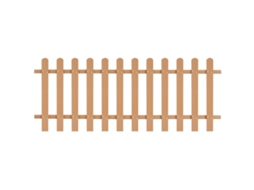 Picket Fence, Picket Fences Vidaxl Marrom Wpc (80 Cm)