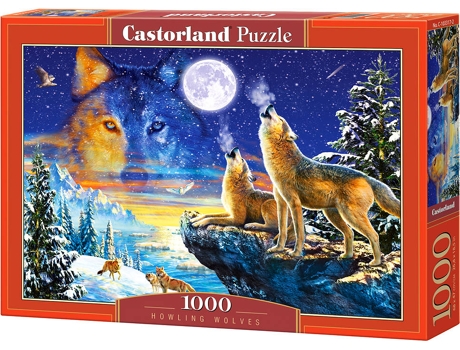 Puzzle  Howling Wolves (1000 Peças)