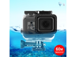 Caixa De Proteção Subaquática À Prova De Água Até 60m Para Gopro Hero(2018) / Hero7 Black /6 /5 Com Fivela De Montagem Básica E Parafuso.