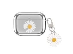 Capa de Silicone para Estojo de Airpods Pro com Pulseira e Pingente YURU