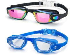 Óculos de Natação AQUAFORGE, infantil, Spider, tamanho único, azul claro