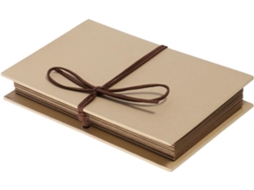 Álbum De Fotos Artesanal Em Formato De Acordeão, 15 Cm (6 Polegadas), 42 Páginas, Marrom.