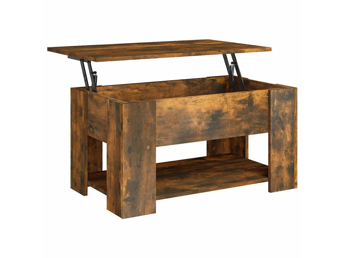 Mesa de Centro Carvalho Fumado MAISON EXCLUSIVE 79x49x41 cm