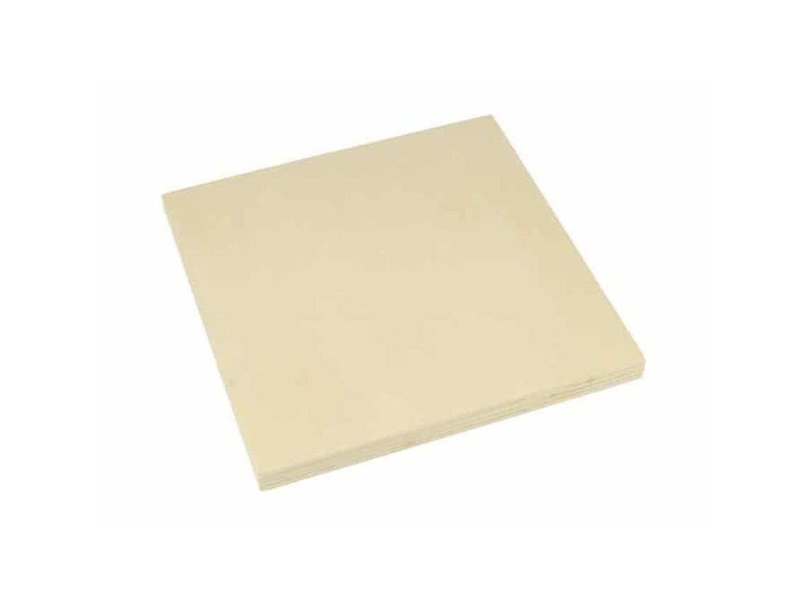 Pratos de madeira - Artémio - 2 pratos grandes - 15 cm - Castanho - Misto