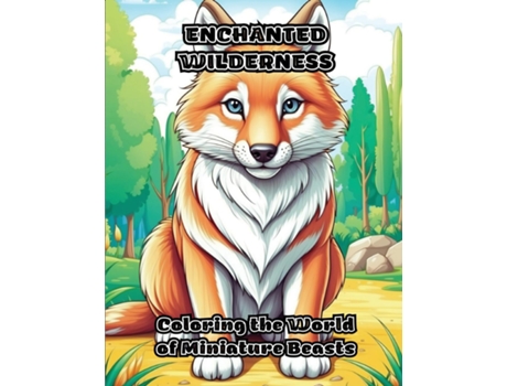 Livro Enchanted Wilderness Coloring the World of Miniature Beasts de ColorZen (Inglês)