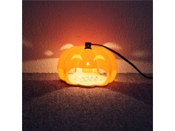 Trampa De Pulgas De Calabaza Lámpara Eléctrica Capturadora Con Pegatinas Para Hogar