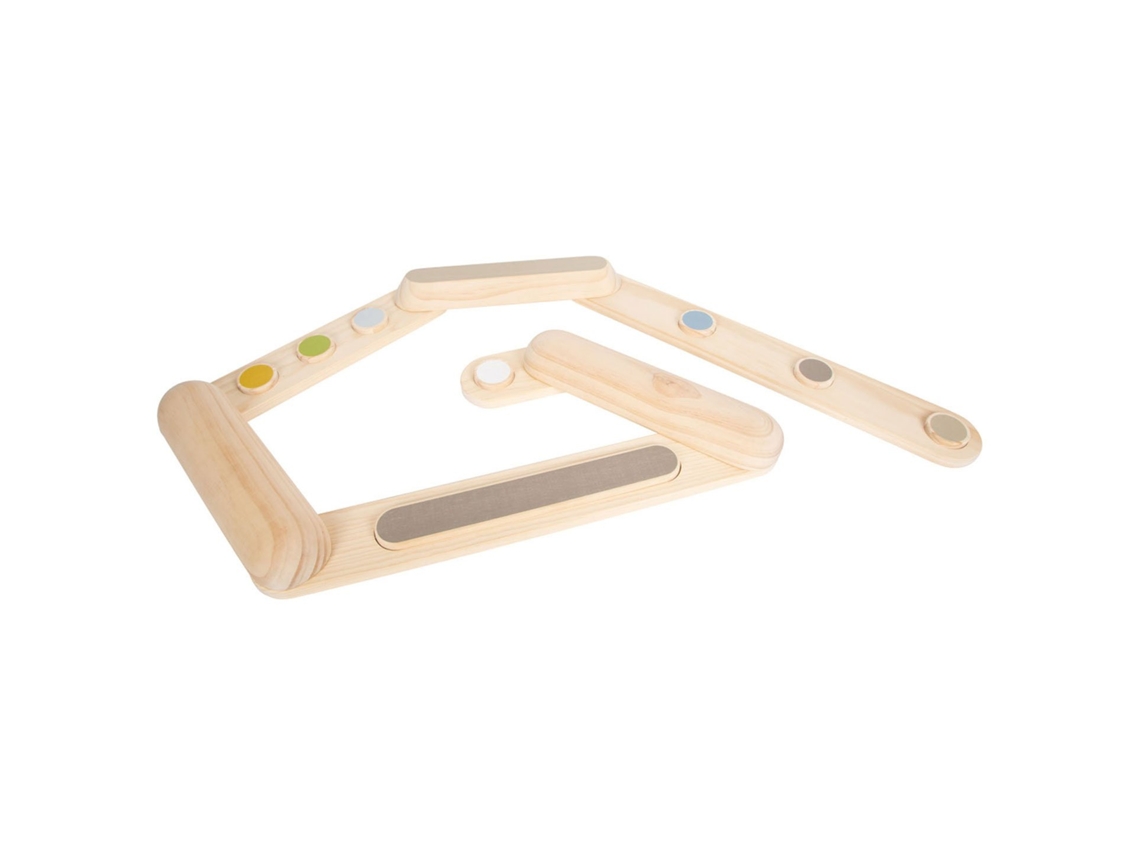 Brinquedo De Equilíbrio De Madeira Small Foot Aventura De Jogo De Equilíbrio, 7 Peças