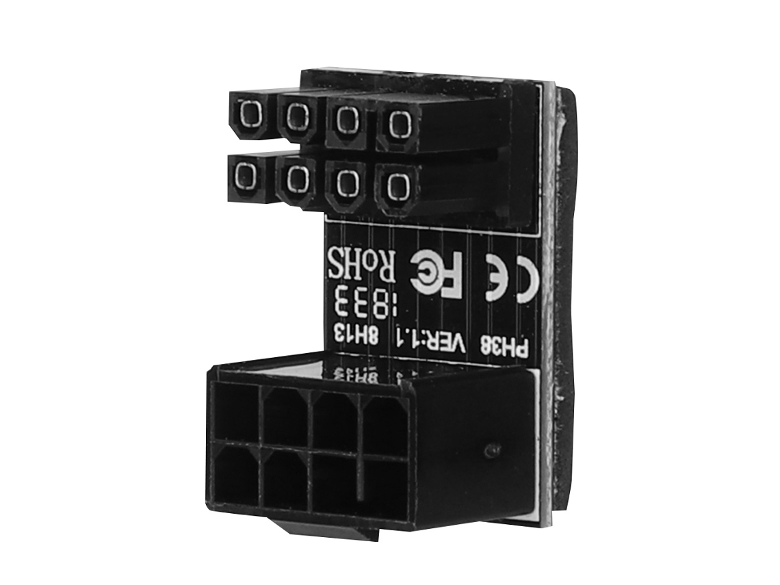 Conector Adaptador De Alimentação 8pin Para Placa De Vídeo Com Rotação De 180° Ph38a Snap On Top