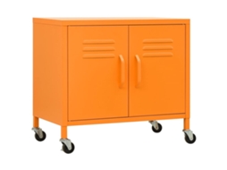 Storage Cabinet, Storage Cabinets Vidaxl Laranja Aço (n/a)