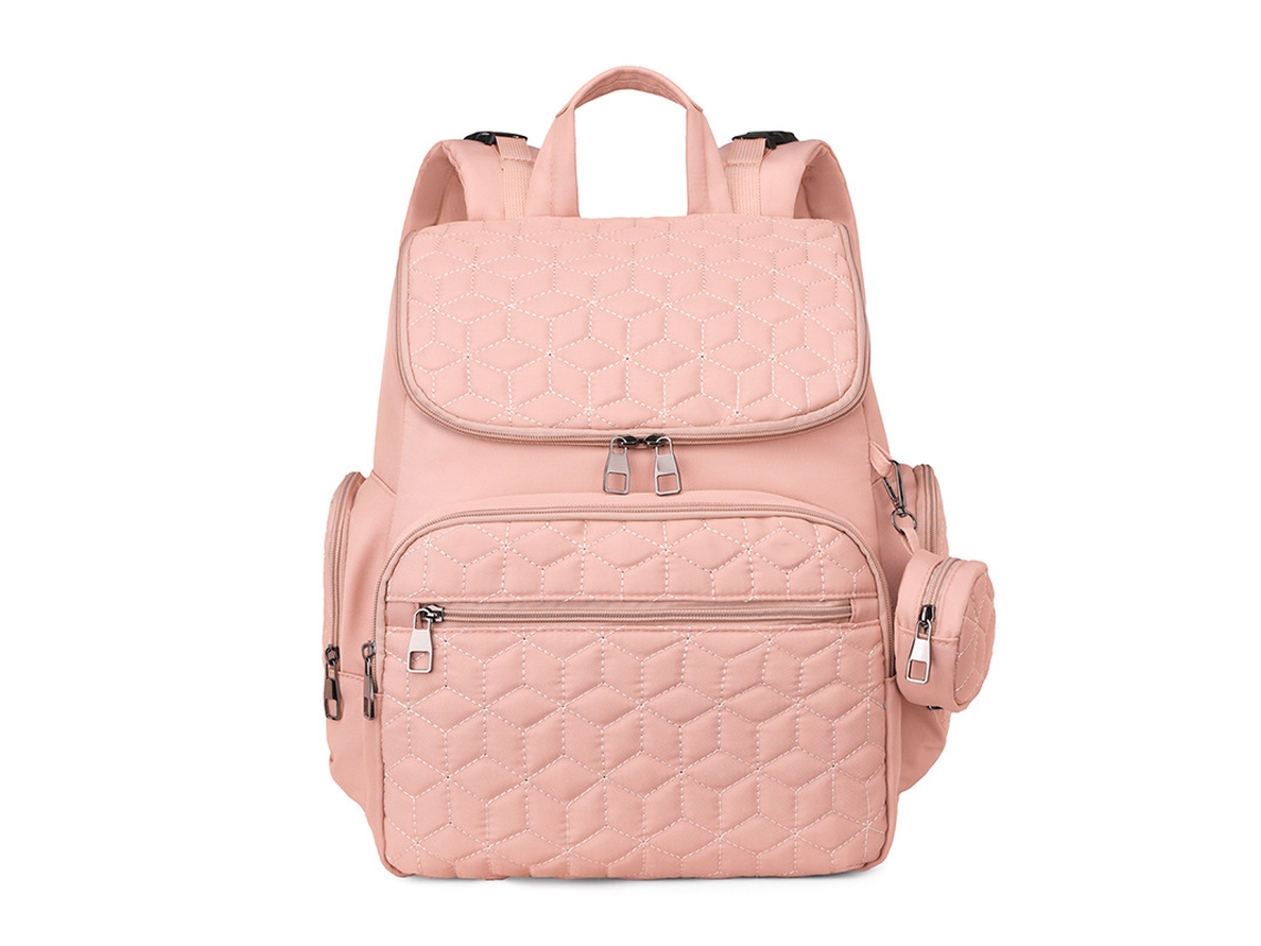 Mochila De Maternidade Hibbent (rosa)