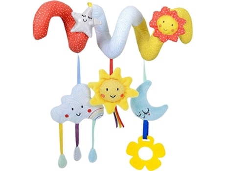 Spiral Car Seat Toy Crib Spiral Wrap Toy Baby Stroller Crib Hanging Rattle Toy Zmfsecqnb