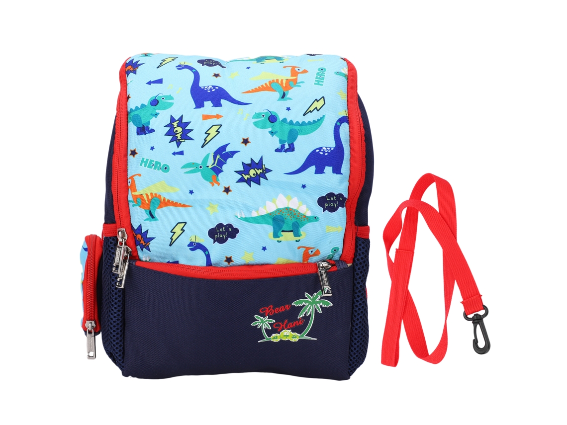 Mochila Anti-perdida Infantil Com Coleira De Segurança Para Jardim De Infância Azul Céu