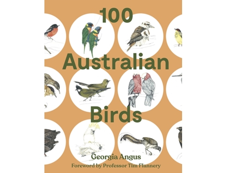 Livro 100 australian birds de georgia angus (inglês)