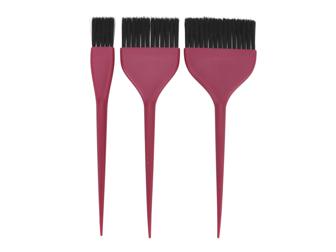 3 Peças De Pincéis Reutilizáveis Para Tinta De Cabelo E Mechas