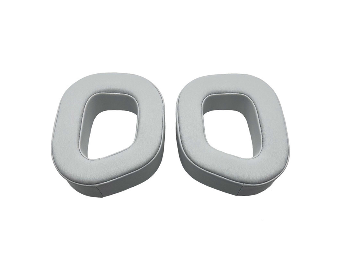 Almofadas Elásticas Para Fone De Ouvido Corsair Hs80 Rgb, Almofada Respirável, Cinza Brilvibera