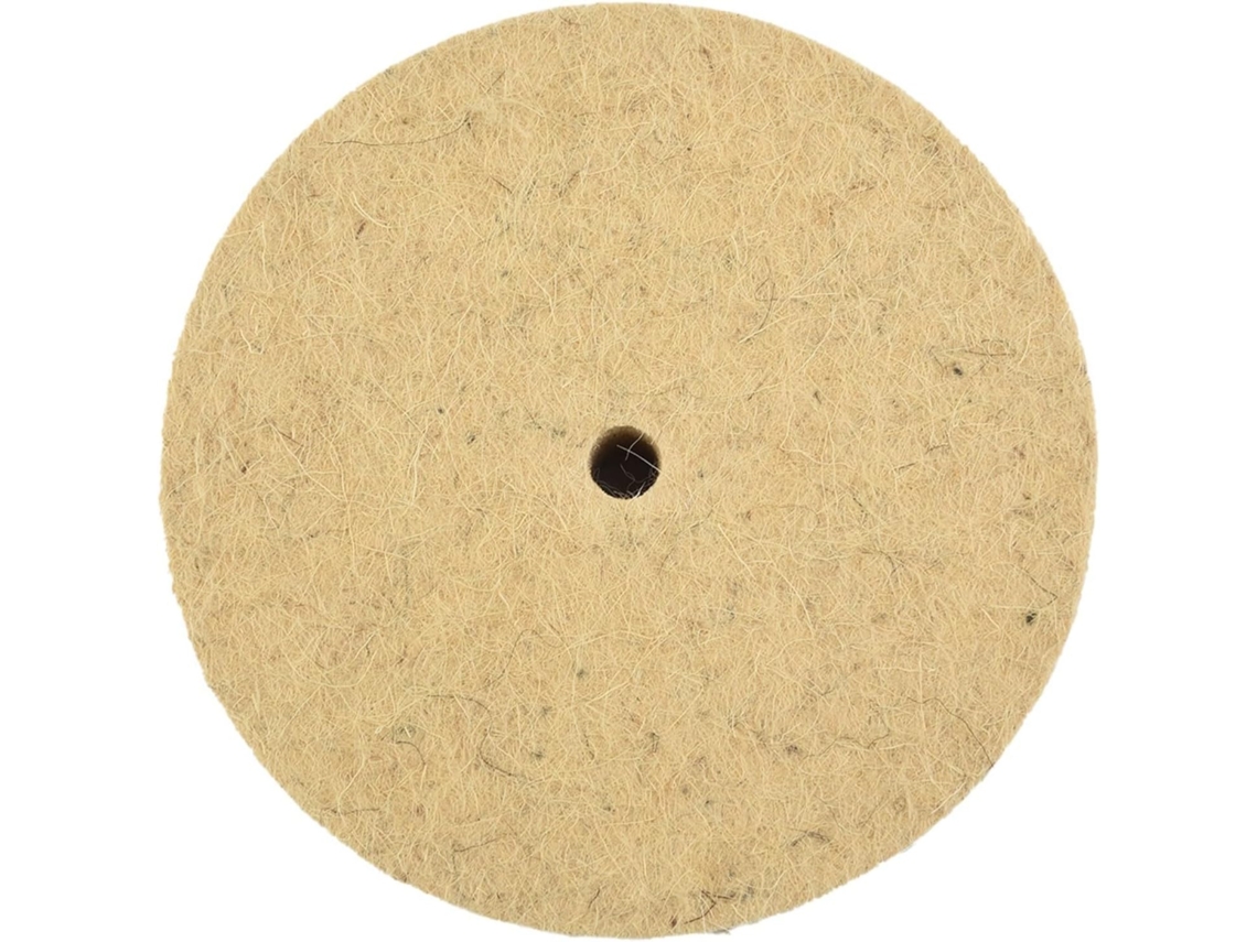 - Disco De Polimento Feltro Lã 5 Polegadas Para Metal, Vidro,