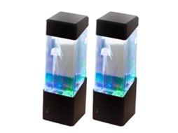 Luz Noite Aquário com Usb Decoração de Secretária Presentes de Natal NEVEANCE
