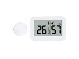 Termômetro Higrômetro com Tela LCD Relógio ℉/℃