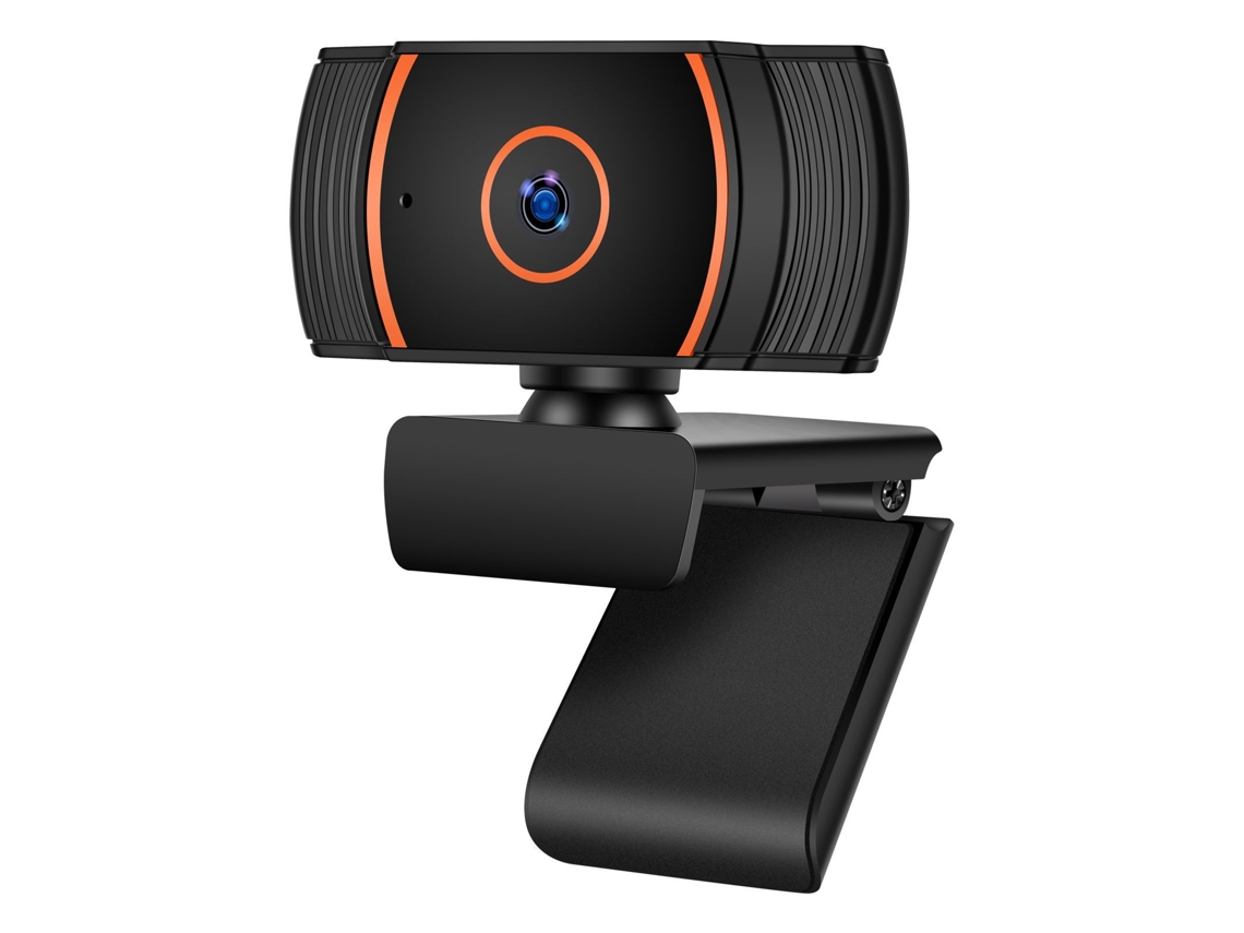Webcam USB HD 2k com microfone de redução de ruído integrado