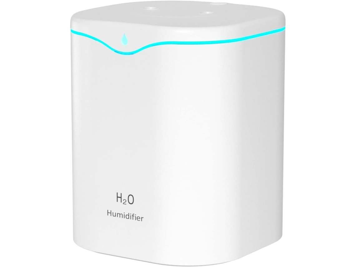 Umidificador Portátil Com Luz Led, Desligamento Automático, Baixo Ruído, Grande Capacidade