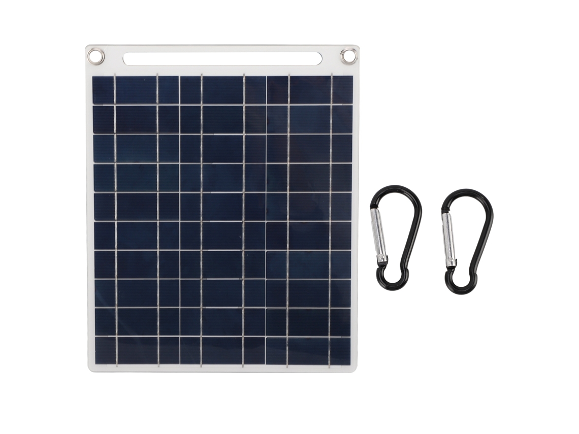 Painel Solar Policristalino Portátil Laxiscreed 11w 18v Com Saída Múltipla Para Carregamento Eficiente