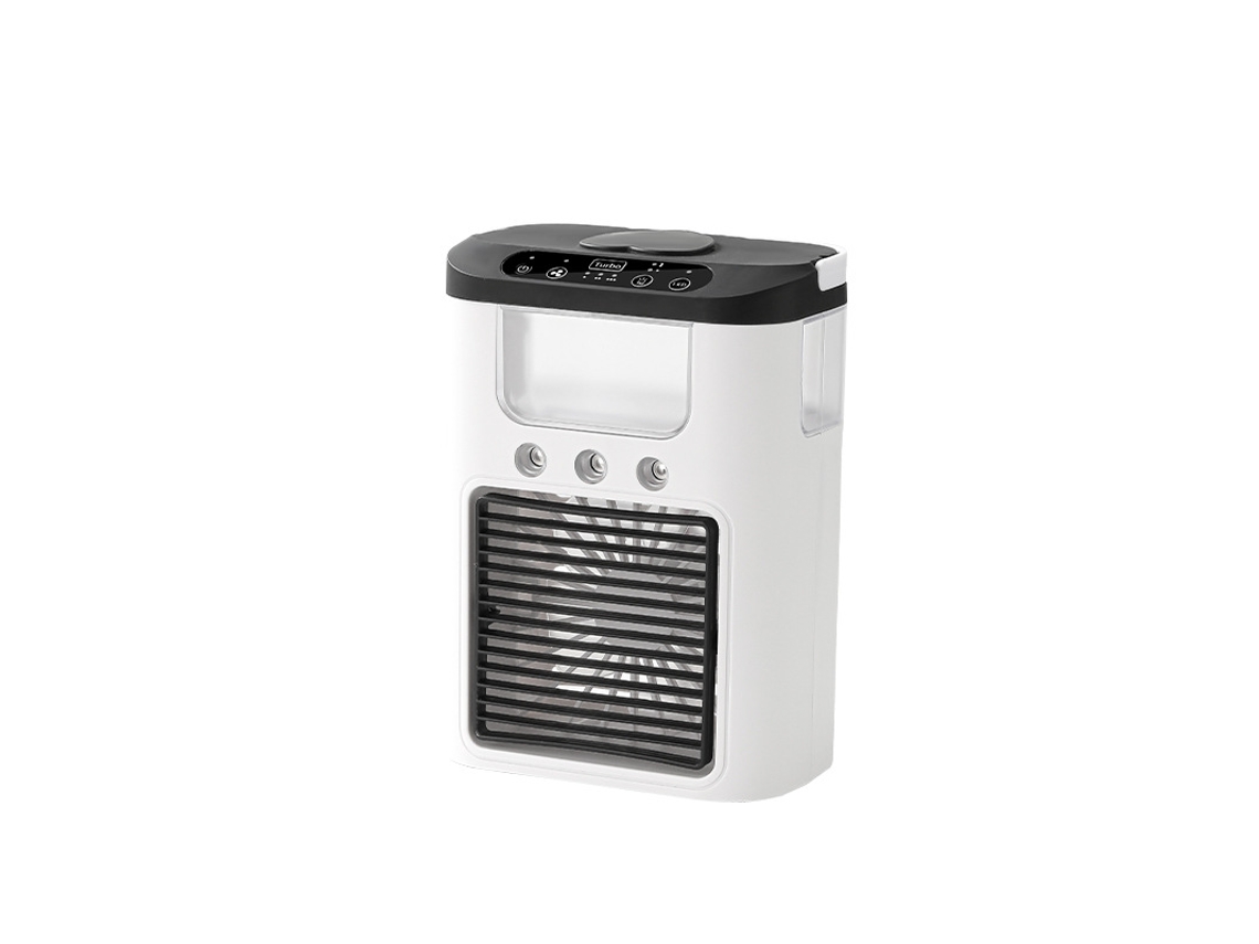 Ventilador com função de névoa, ideal para escritório e quarto, branco