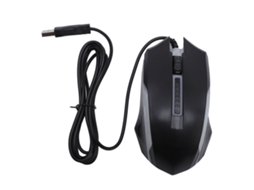 Ratón USB con cable, 1200 DPI, RGB, óptico, agarre cómodo, universal | S/MARCA