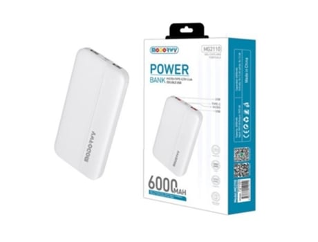 Power Bank Wireless Portátil Mah MODORWY Branco
