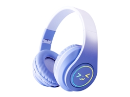 Fones De Ouvido Bluetooth Sem Fio (qy Blue) Com Microfone, Cores Em Degradê, Controle De Volume E Isolamento De Ruído.