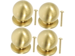 Artibetter Conjunto De 4-puxadores Para Gavetas Cômoda, Puxadores De Latão Para Armários Com Pegada Confortável, Fácil