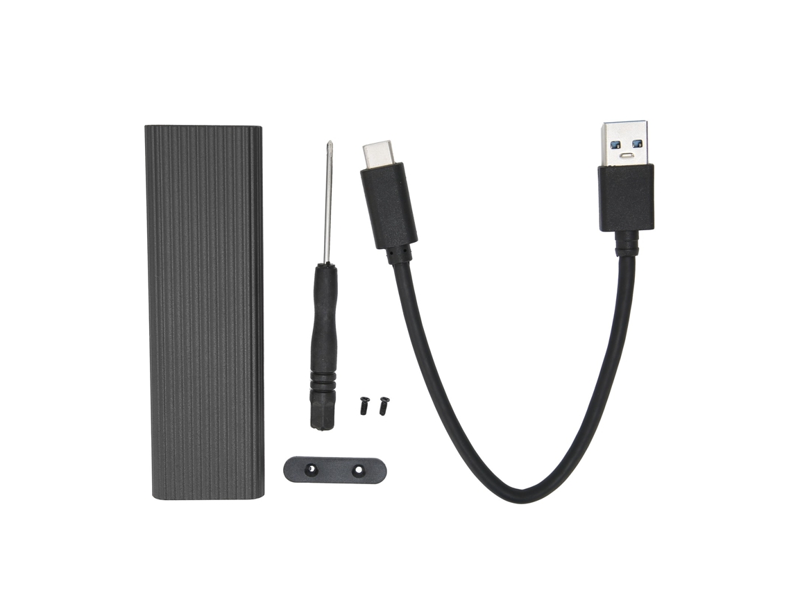 Enclosure Ssd M.2 Ngff Sata Adaptador Case De Disco Rígido Externo Para Win Xp/7/8/preto